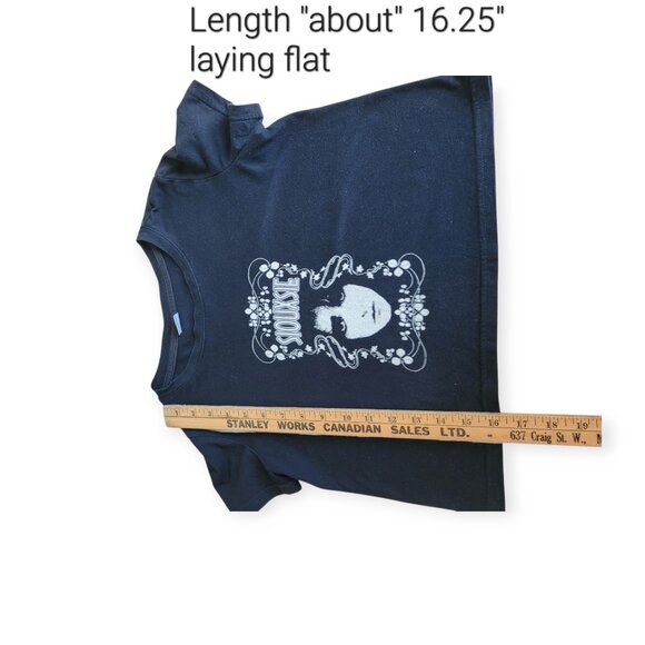 Siouxsie and the Banshees Black Band Baby Tee Size S Perfect Goth Girl Top - Picture 10 of 11